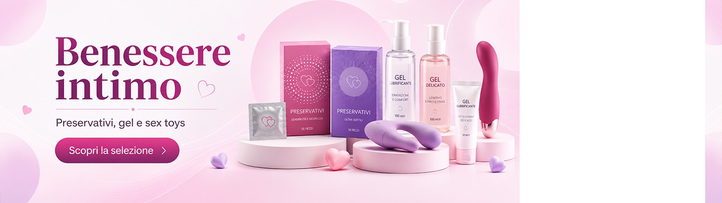 Preservativi, Sex Toys e gel per un piacere senza limiti!